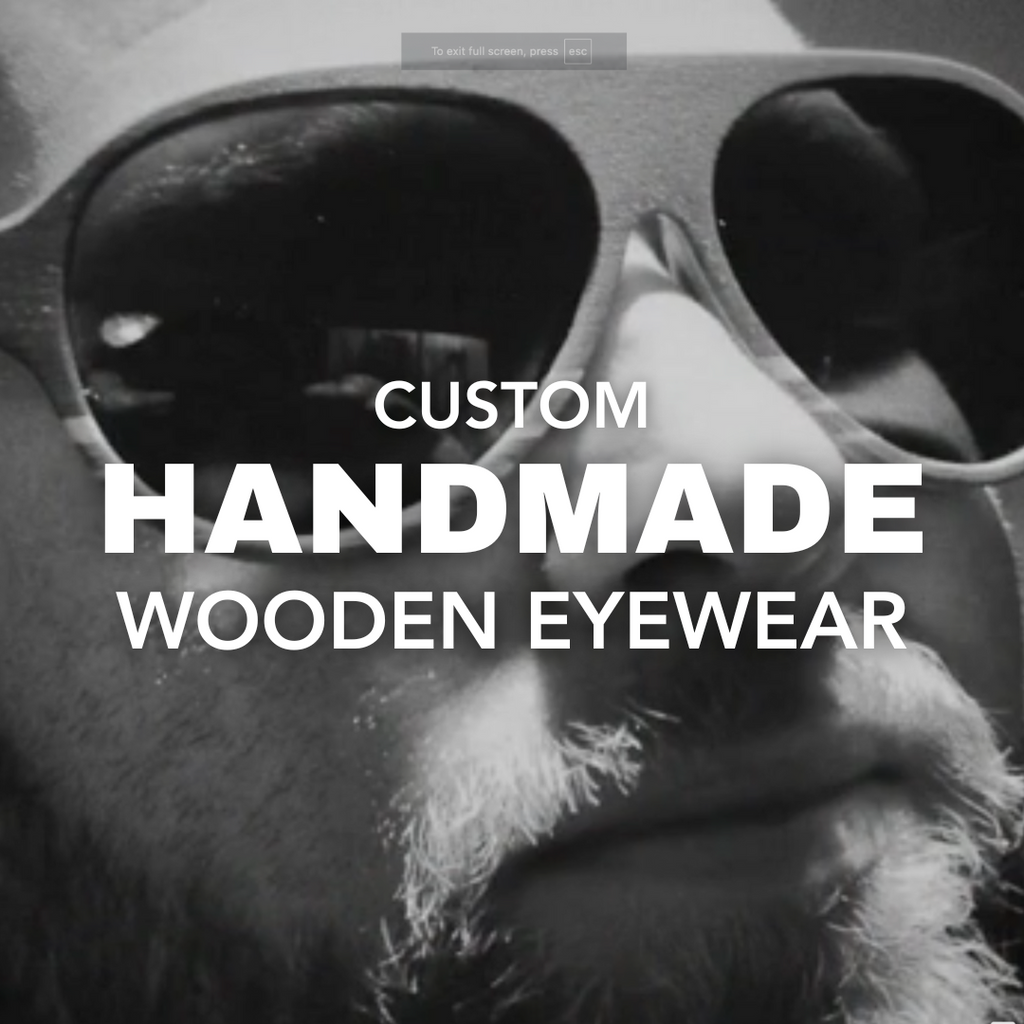 Tommy Owens Custom Handmade Wooden Sunglasses Video - See how it's done