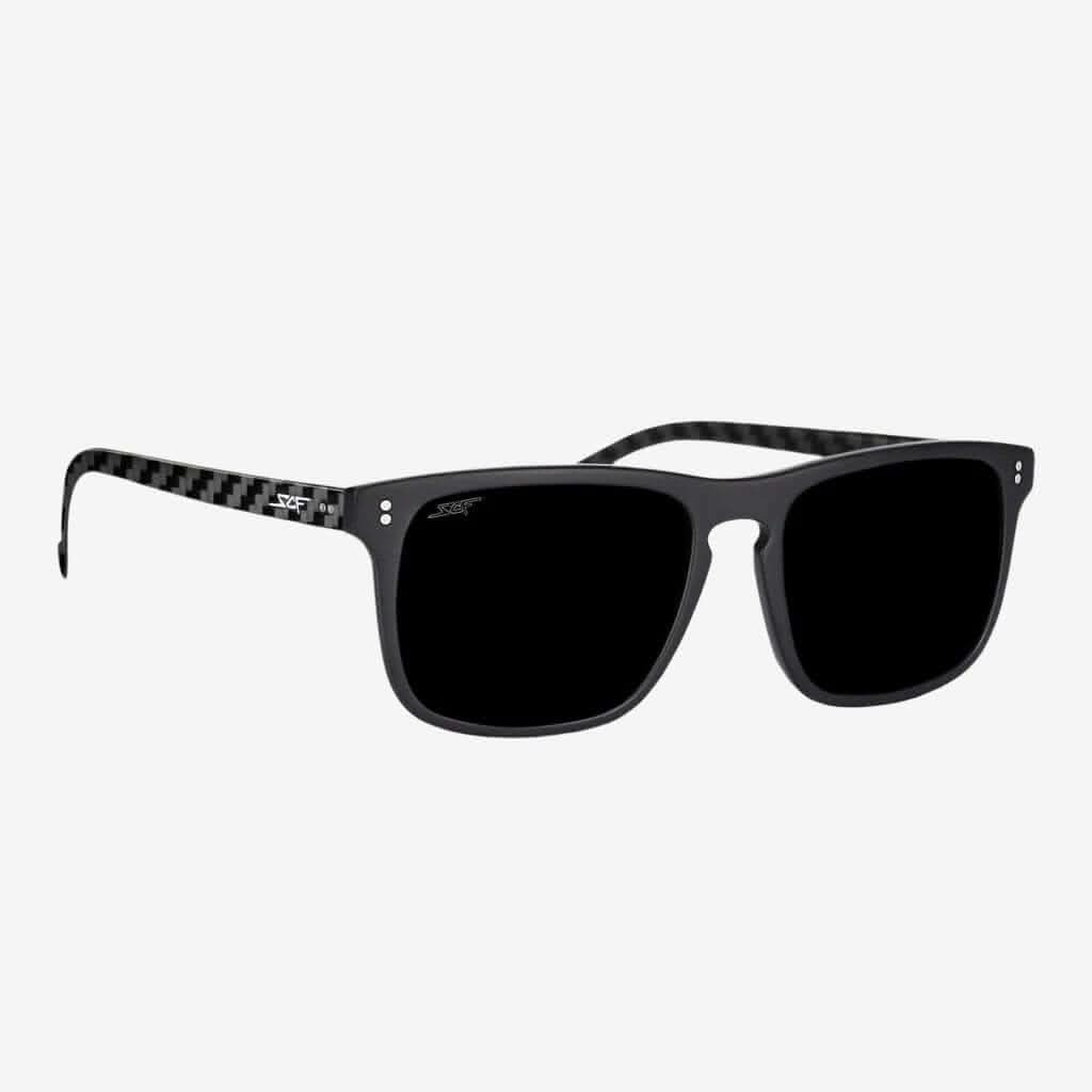 Simply Carbon Fiber NITRO - Wayfarer Carbon Fiber & Acetate Sunglasses - Angled View