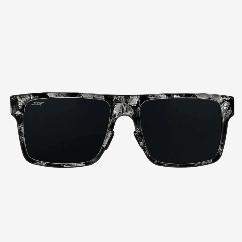 Simply Carbon Fiber SPORT - Square Forged Carbon Fiber Sunglasses - Front View