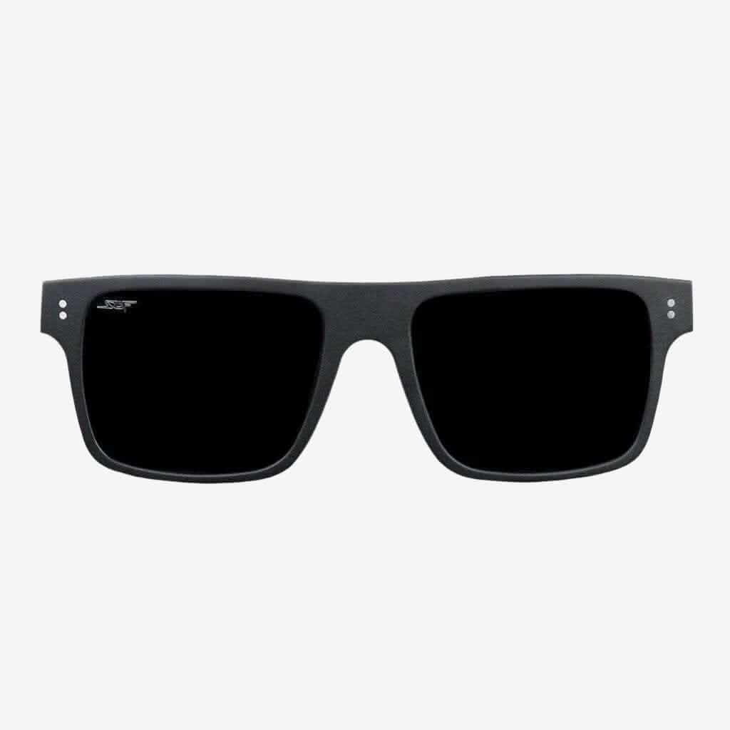 Simply Carbon Fiber SPORT - Square Carbon Fiber Sunglasses - Front View