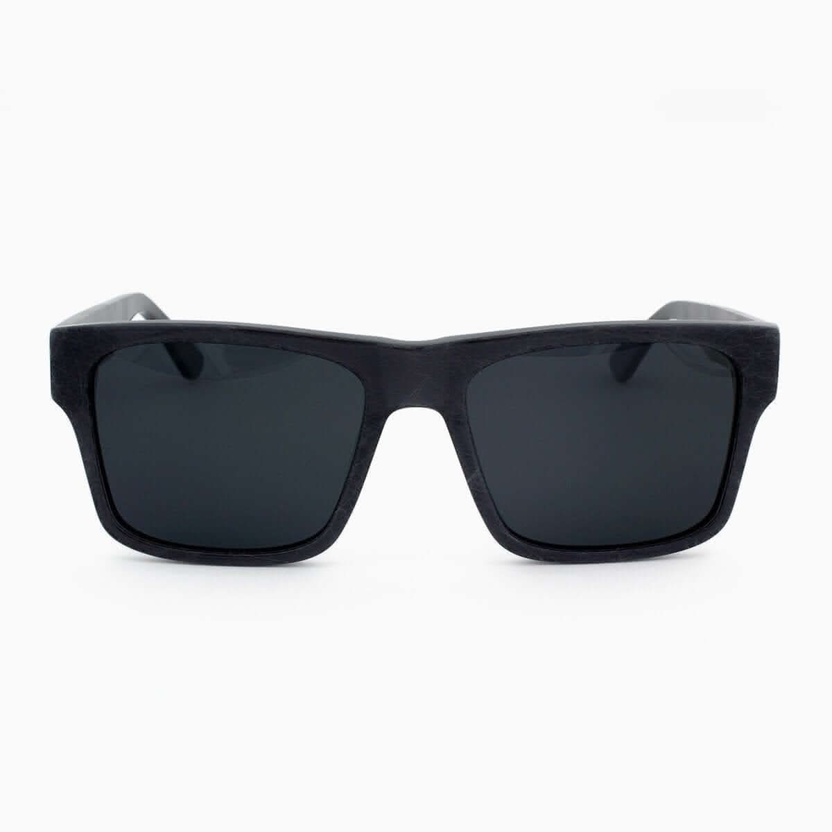 Tommy Owens - Sebastian - Wayfarer - Wood & Acetate Sunglasses (Solar Flair) Front View