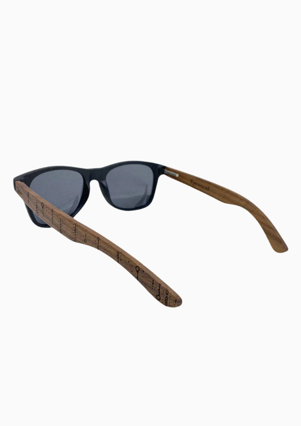 Zerpico BINARY Eyewood Engraved Wooden Sunglasses - Inside View