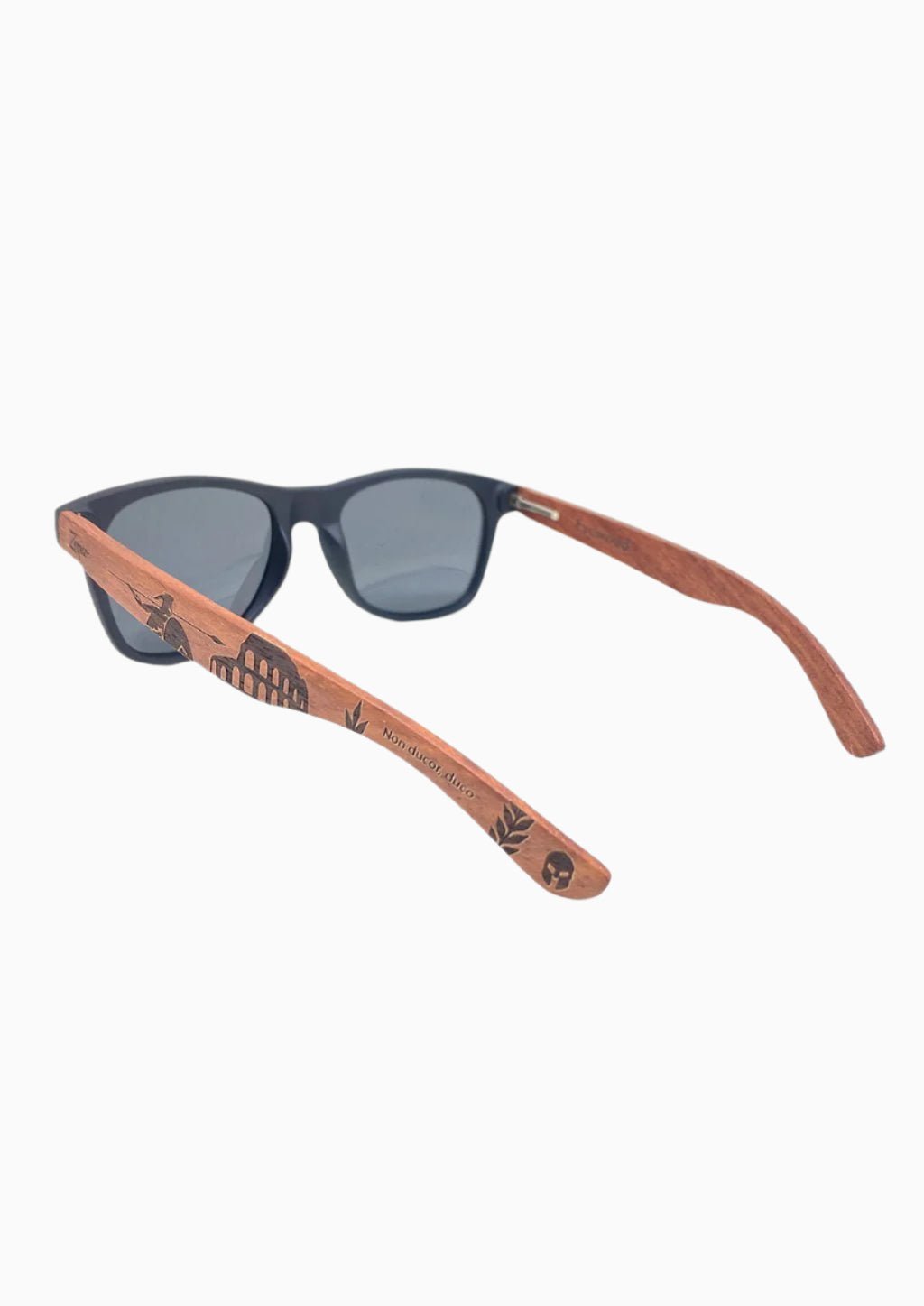 Zerpico GLADIATOR Eyewood Engraved Wooden Sunglasses - Inside View