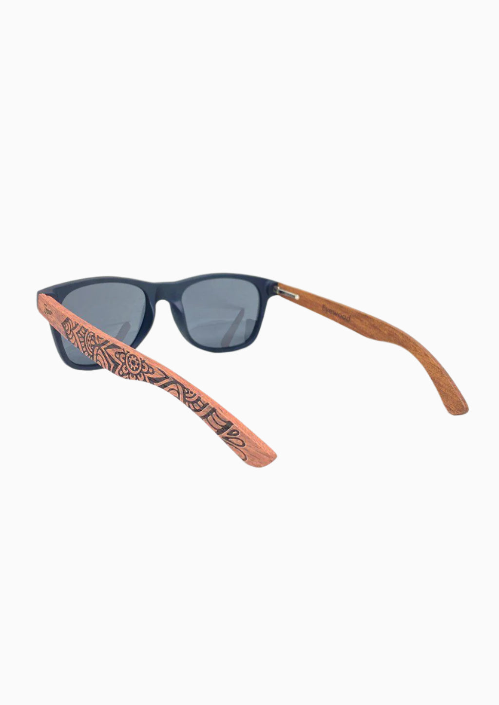 Zerpico MANDALA Eyewood Engraved Wooden Sunglasses - Inside View