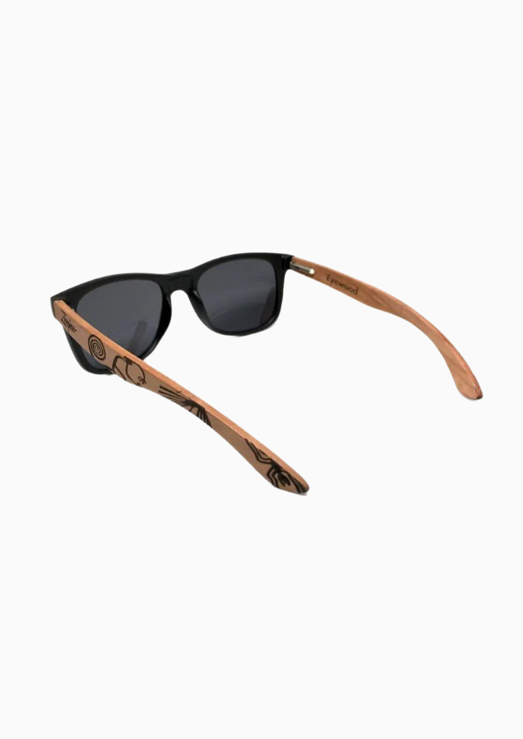 Zerpico NATIVE Eyewood Engraved Wooden Sunglasses - Inside View