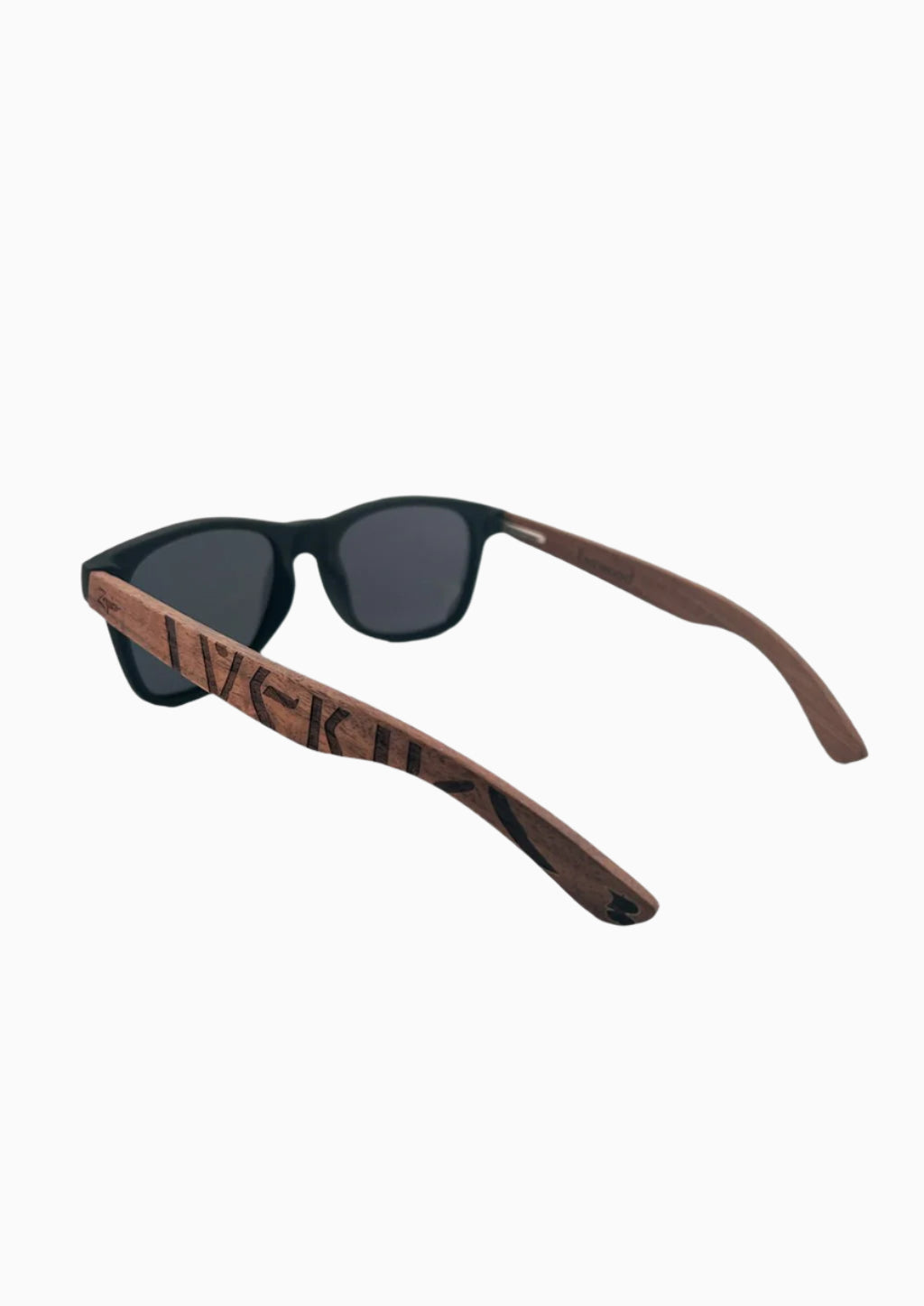 Zerpico SWEDEN VIKING RUNES Eyewood Engraved Wooden Sunglasses - Inside View