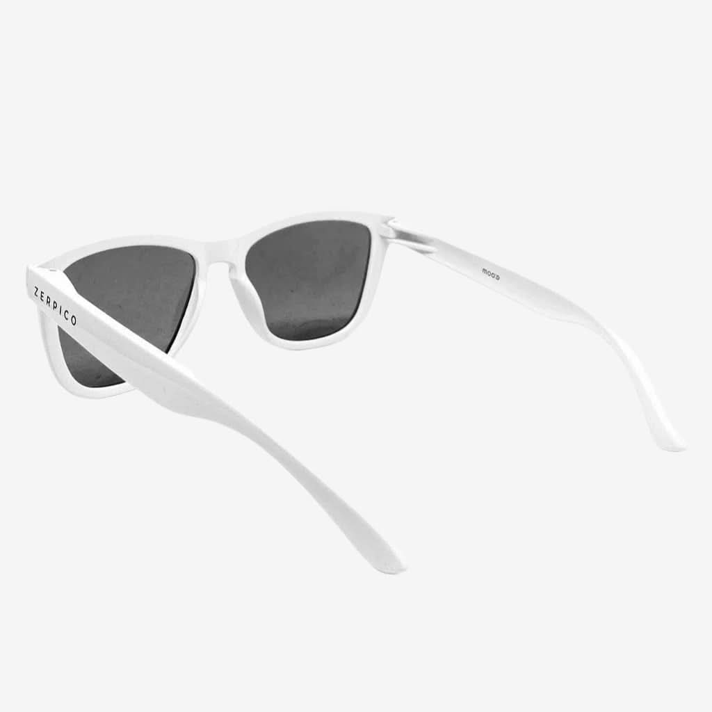 Zerpico ACE - White MooD Wayfarer Sunglasses - Inside View