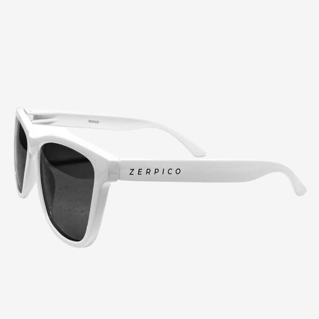 Zerpico ACE - White MooD Wayfarer Sunglasses - Side View