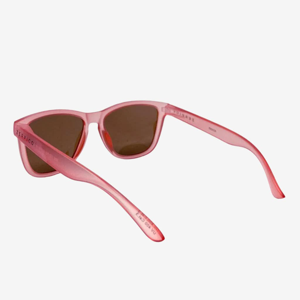 Zerpico CHERRY - Blush Pink MooD Wayfarer Sunglasses - Inside View