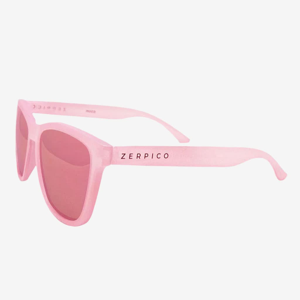 Zerpico FLAMINGO - Pink MooD Wayfarer Sunglasses - Side View